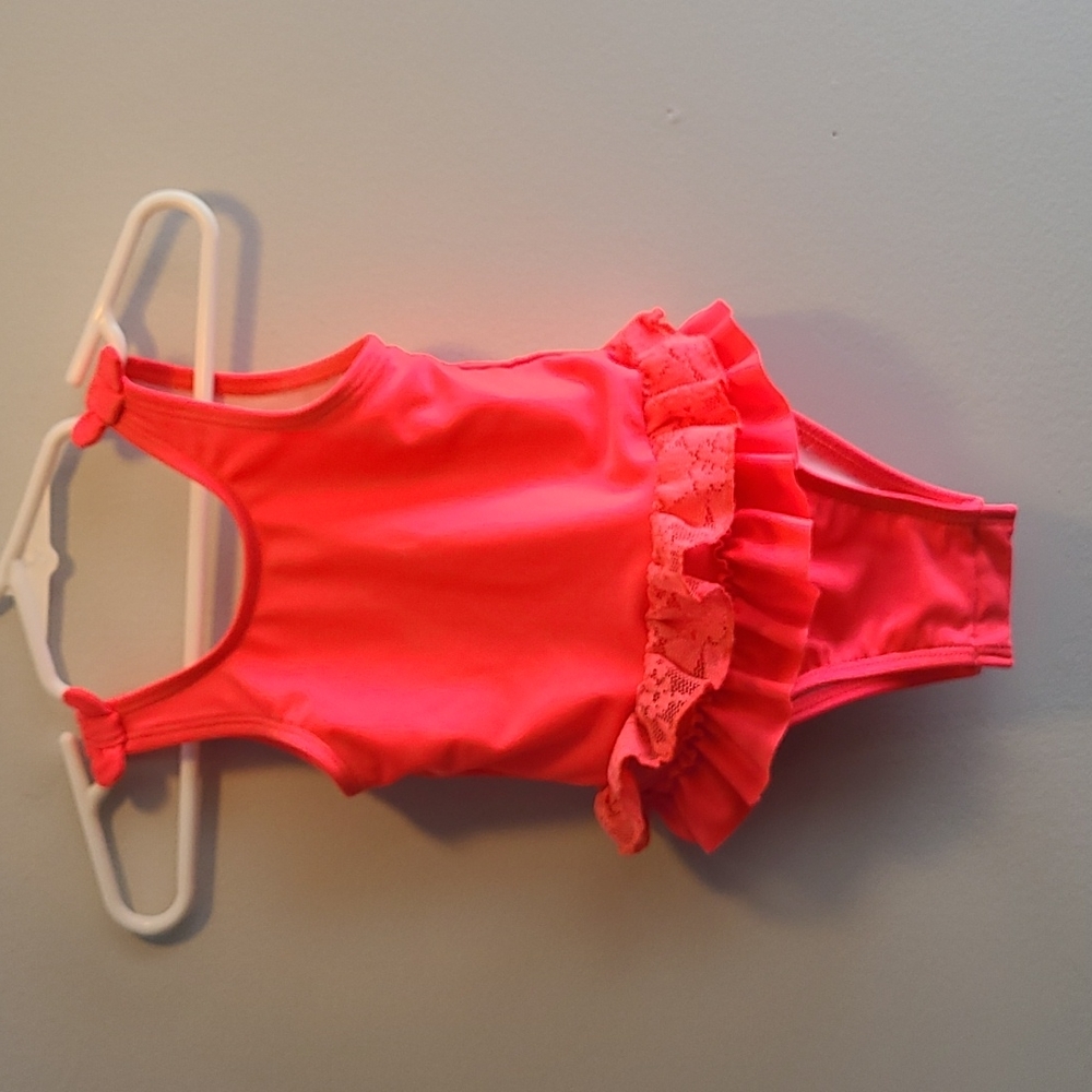 Baby Girl Swimsuit Set of 3 One Piece Ruffle Cat & Jack Children Place Circo - Picture 2 of 14